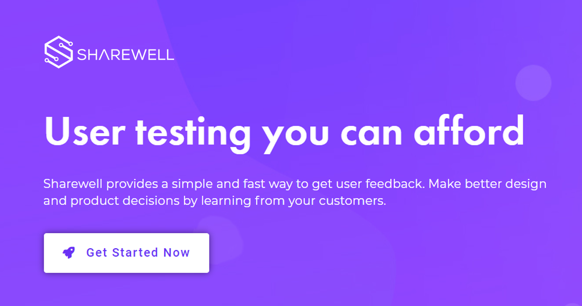 Sharewell Customer Research Platform Find the audience you need