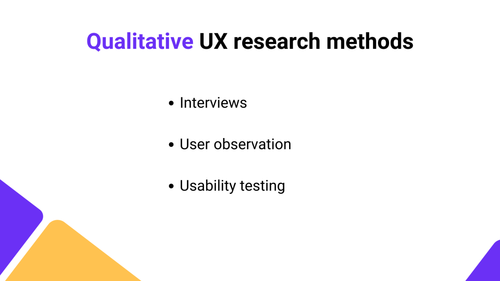qualitative ux research methods
